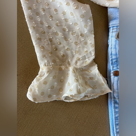 Muse Ruffled and Embroidered Blouse - Picture 6 of 8